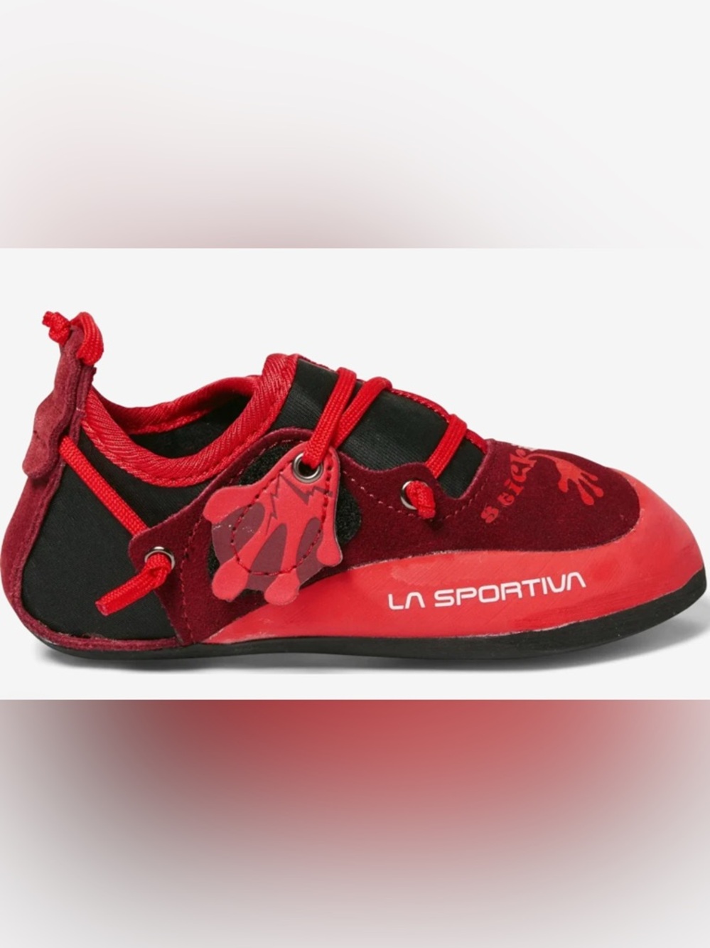 La Sportiva Kids Red/Poppy Stickit Climbing Shoes (New in box- unused)